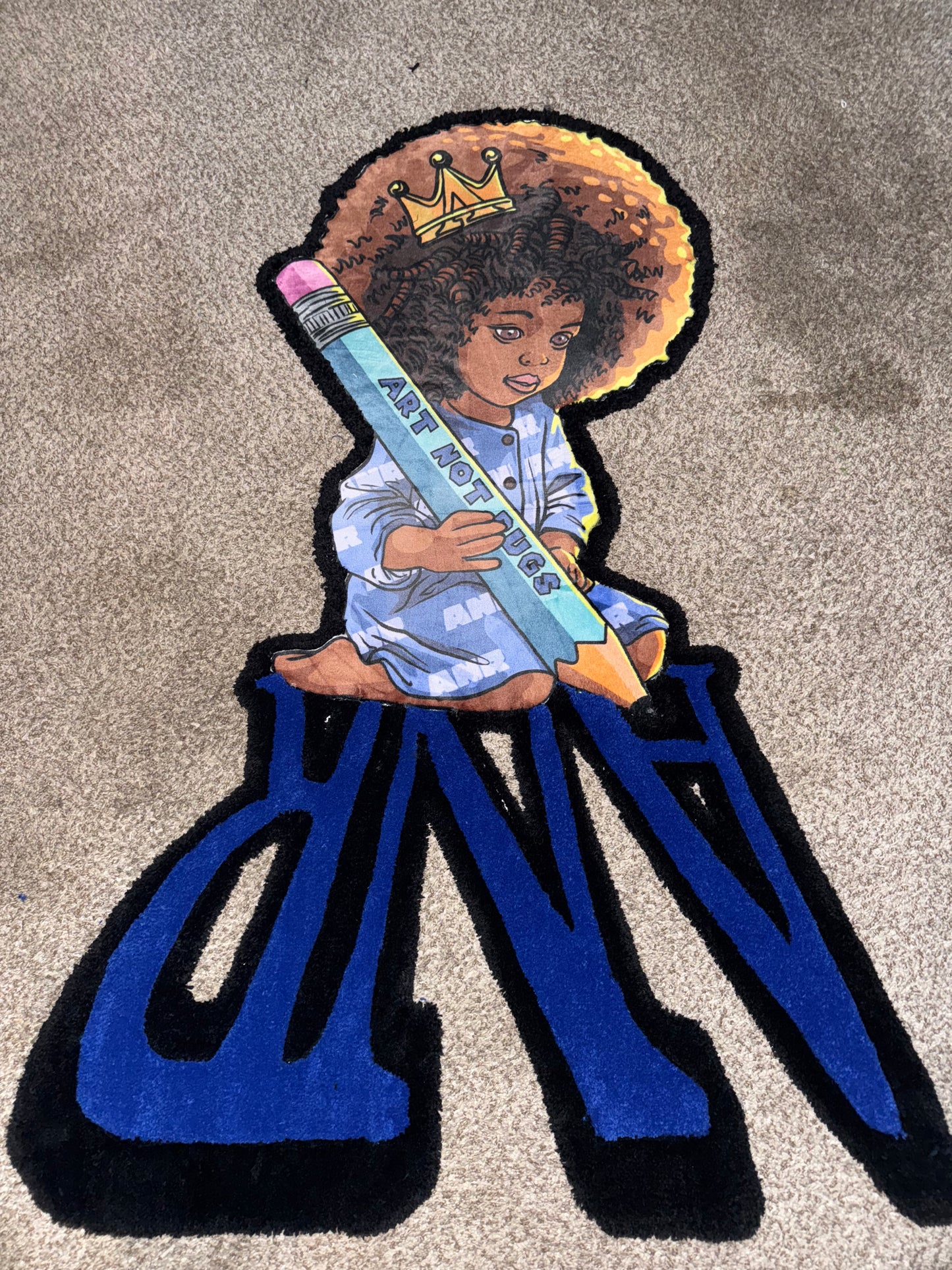 Custom New Era Victorian Rug 3ftx3ft
